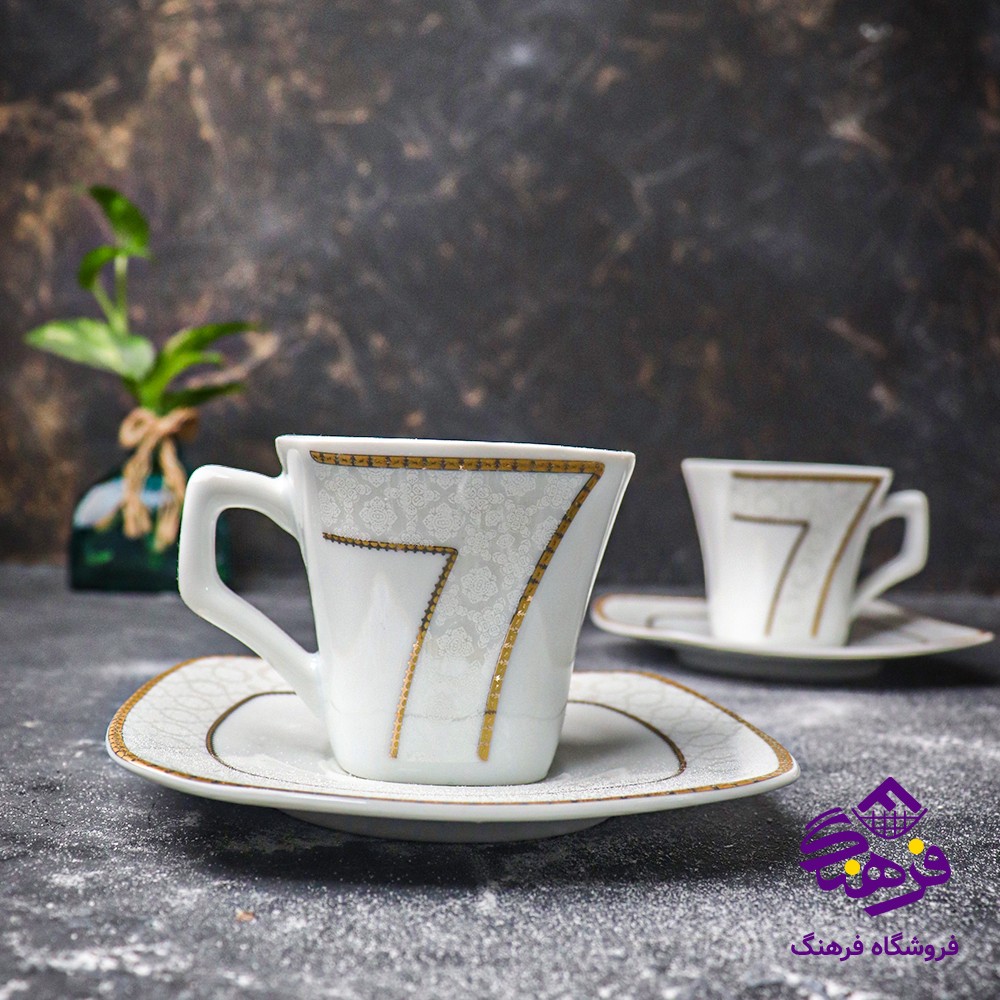 سرویس پارس 12پارچه 1806طلایی مربع 8دک