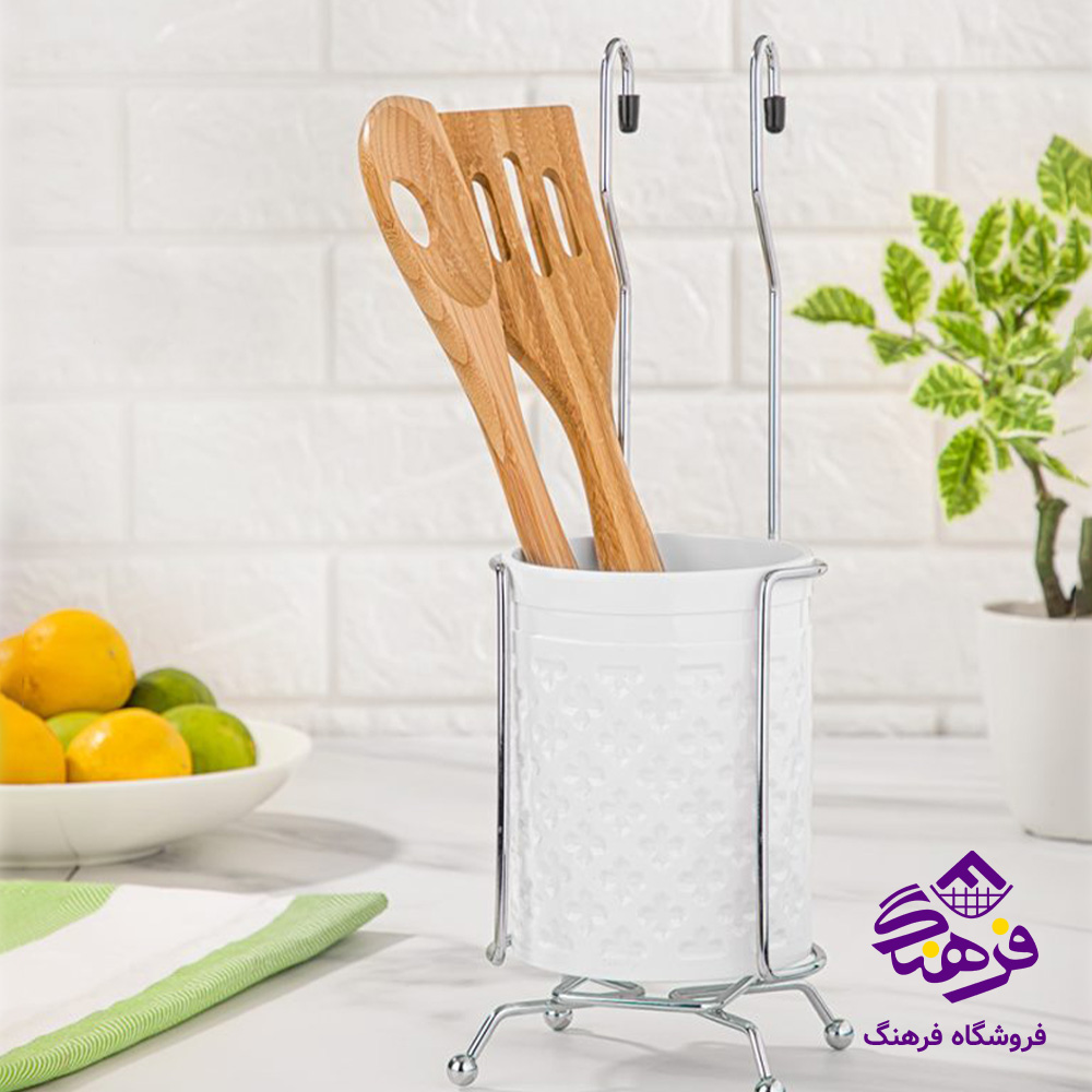 جاقاشق لیمون طرح گل اویز کروم