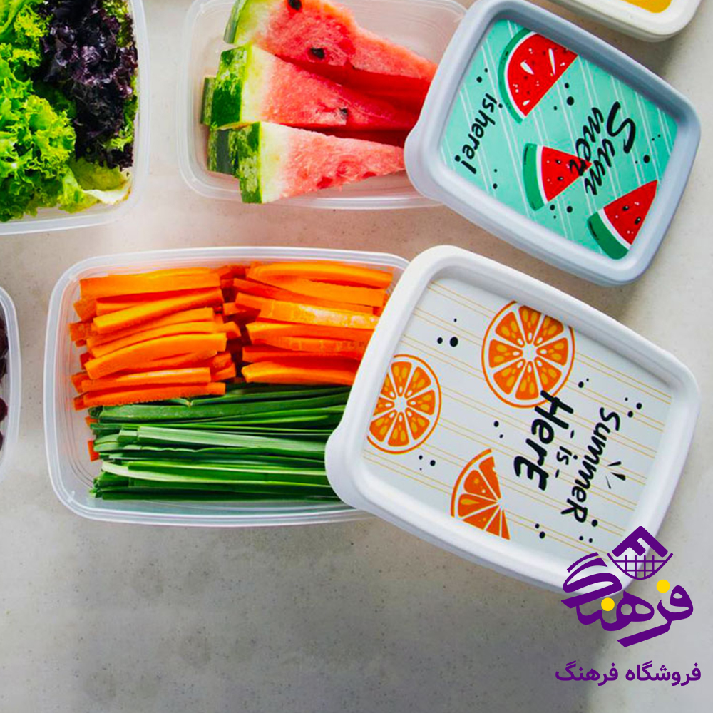 فریزری مارتا طرحدار مستطیل 300 گلد 110770