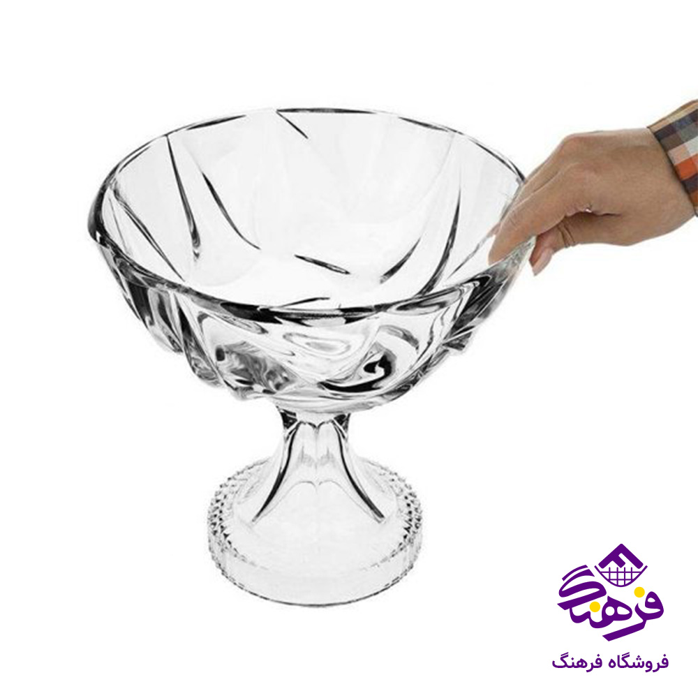 کاسه اجيل بوگاتي اوپيوم پايه دار متوسط کادو (4دک)